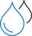 Water Droplets Icon