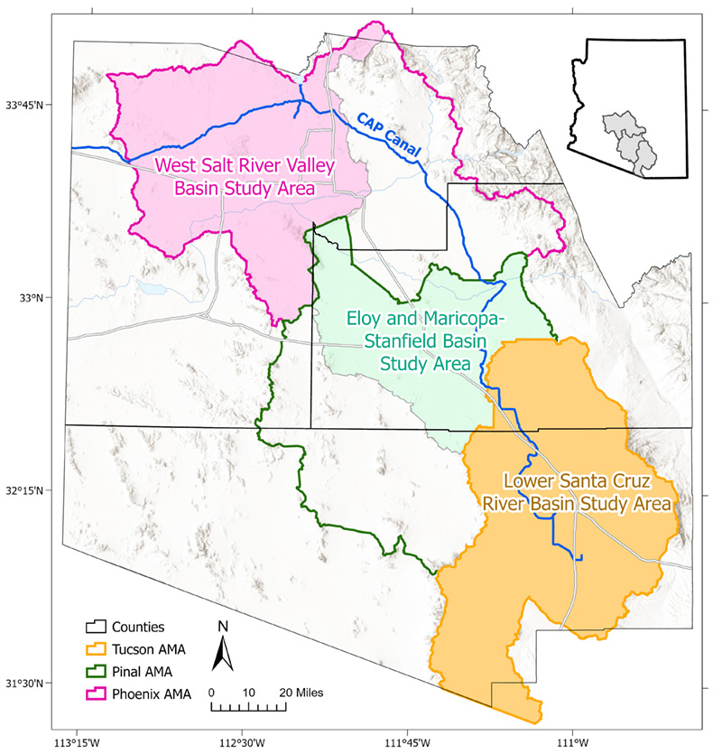 Half Basin Study Map