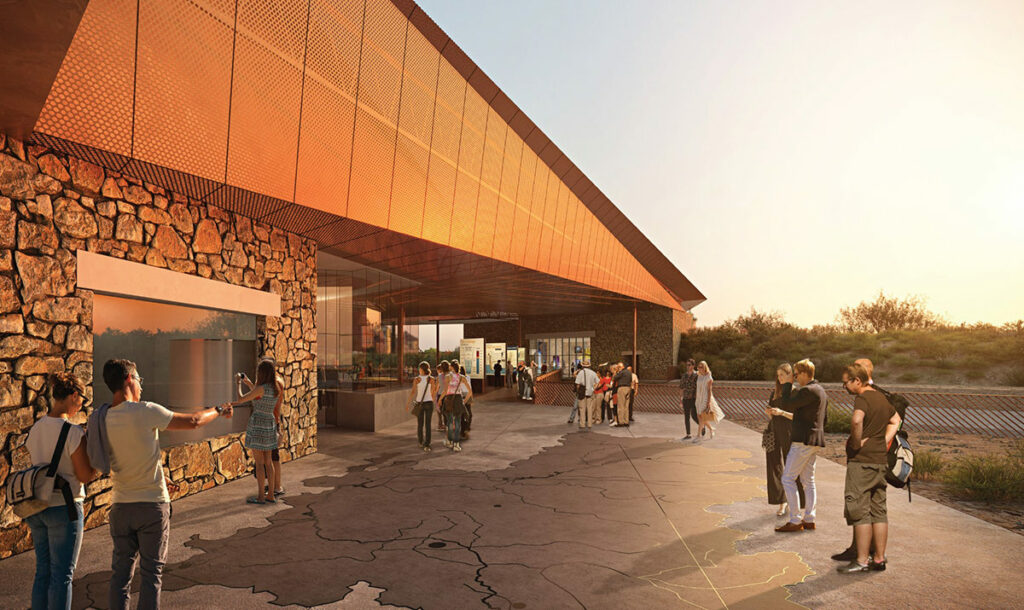 Conceptual rendering of the Water Education Center