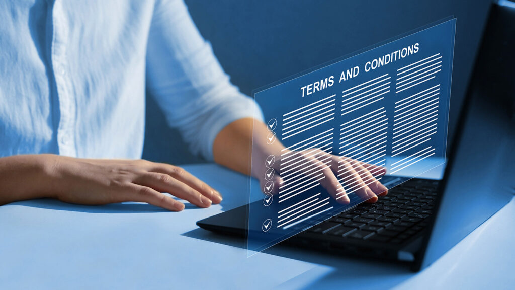 Person working on a computer